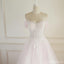 Dresses de mariage personnalisées à long pointe rose pâle sans sangle, WD308
